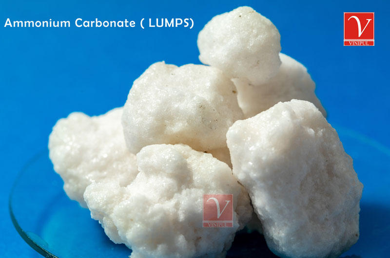Ammonium Carbonate Lumps manufacturer, supplier and exporter in India